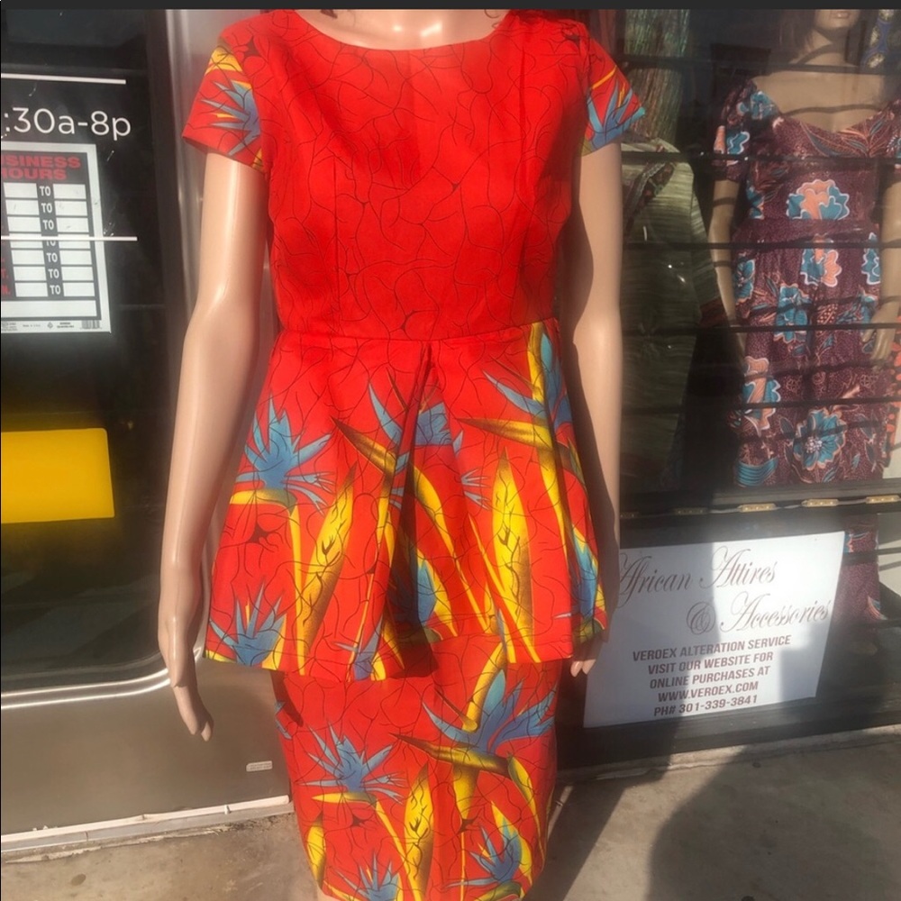 African clothing for women 2 set of top and skirt